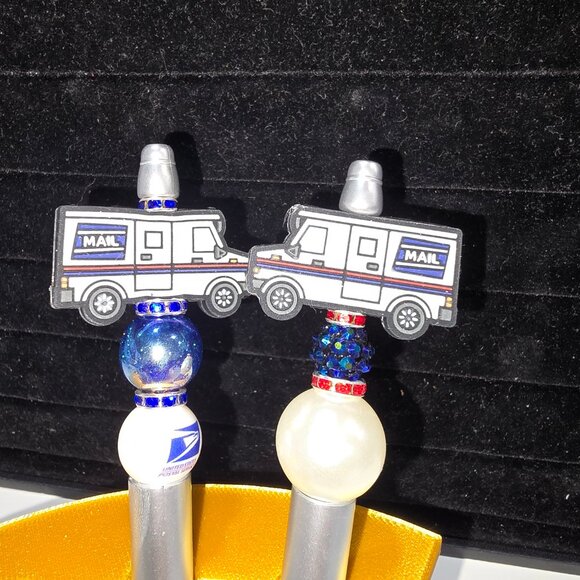 Bundle of 6 Mail Truck Pens by PenGwensPosh - Picture 2 of 4